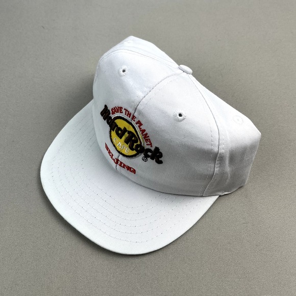 Casquette Vintage Hard Rock Cafe Miami - Save The Planet - Snapback Années 90